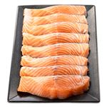 【予約】 ノルウェー産 トップバリュグリーンアイナチュラル ASC認証生アトランティックサーモン（養殖）切身 1000g（8切） 【11月22日～11月24日のお受取り】