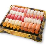【予約】 【魚屋の鮨】魚屋のご馳走にぎり鮨（うに・いくら・えび入）50貫入 1パック 【8月10日～8月15日の受取り】