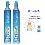 【ねじ込み式】ソーダストリーム ガスシリンダー 新規購入用 60L×2本セット SSG0121