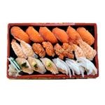 【予約】3種サーモンを味わう握り寿司盛合せ 20貫 【5／3－6配送】