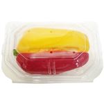 長野県 などの国内産 パプリカ（ミックス）少量 赤1／4・黄1／4入 1パック