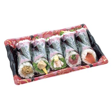 おうちでイオン イオンネットスーパー ごちそう予約 4日後以降の配送 家族で楽しむ彩末広手巻き寿司 10本 1パック M0024