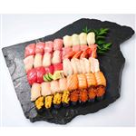 【予約商品】【魚屋の鮨】 本鮪が自慢のご馳走にぎり鮨（いくら・うに・えび入）40貫 【12月30日～1月2日のお受取り】 ※【12時以降のお受取り限定】