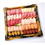 【予約商品】【魚屋の鮨】 本鮪が自慢のご馳走にぎり鮨（いくら・うに・えび入）50貫 【12月30日～1月2日のお受取り】 ※【12時以降のお受取り限定】