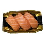 【魚屋の鮨】 ASC認証アトランティックサーモン腹身にぎり鮨 5貫 【6／2－4配送】