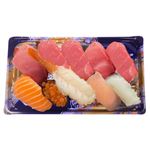 【魚屋の鮨】本鮪中とろが主役のにぎり鮨（いくら・えび入）10貫入【わさびなし】1パック ※【3月20日～3月23日配送限定】