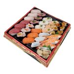 【ごちそう予約】 本まぐろ赤身とかんぱちのお奨め握り寿司 30貫入【わさびなし】1パック ※【5日後以降配送】