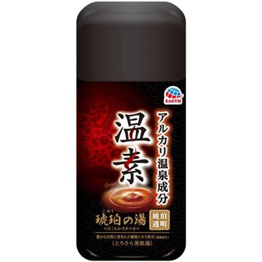 アース製薬　温素　琥珀の湯　20本 おうちでイオン イオンネットスーパー アース製薬 温素 琥珀の湯 600g