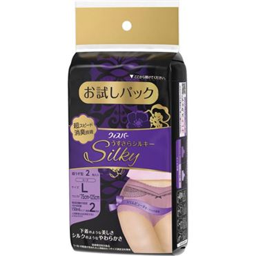 おうちでイオン イオンネットスーパー プロクター アンド ウィスパーうすさらシルキー 女性用 尿ケア ローズlパンツタイプお試し 2枚