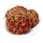 【11／7（金）～11／10（月）配送限定】牛肉（オーストラリア産）鶏肉（国産）豚肉（アメリカ産）焼き上げハンバーグ（解凍）1枚当り