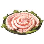 【8／22（金）～8／25（月）配送限定】【売価変動あり】スペイン産 豚ばら焼肉用（花咲カット）解凍 350g（100g当り158円）