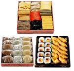 【ご予約メニュー】【T18 】重箱9品助六重箱もちセット（赤かまぼこ）