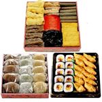 【ご予約メニュー】【T20 】重箱7品助六重箱もちセット（赤かまぼこ）