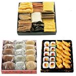 【ご予約メニュー】【T19 】重箱9品助六重箱もちセット（白かまぼこ）
