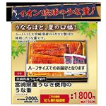 【土用の丑】【N009】宮崎県産うなぎ使用のうな重（ハーフサイズ）1パック