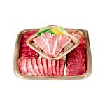【土曜日配送限定】もとぶ牛焼肉セット3点盛り（もも・バラ・ロース）