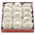 【受取日の4日前予約】【T48】白もちセット15個（あんもち）（赤重箱）（赤重箱）