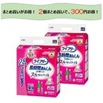 【まとめ買い】ユニ・チャーム ライフリー 長時間あんしん うす型パンツ まとめ買いパック L 28枚×2個