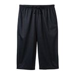 （メンズ）ピースフィット COOL プリントステテコ6分丈（前とじ）（クロ）サイズ 2XL