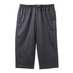 （メンズ）ピースフィット COOL プリントステテコ6分丈（前とじ）（チャコールグレー）サイズ 2XL