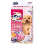 【ペット用】ユニ・チャーム デオシート 消臭＆フレグランス フローラルシャボンの香り レギュラー 80枚