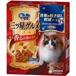 【ペット用】ユニ・チャーム 銀のスプーン 三ツ星グルメ 香るお魚仕立て 食事の吐き戻し軽減フード 192g（16g×12袋）