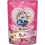 【ペット用】ユニ・チャーム 銀のスプーン おいしい顔が見られるおやつ カリカリシーフード かつお節入り 60g