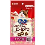 【ペット用】ユニ・チャーム 銀のスプーン おやつ お魚味 クリームどーにゃつ まぐろ味 24g（6g×4袋）