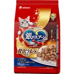 【ペット用】ユニ・チャーム 銀のスプーン 贅沢うまみ仕立て まぐろ・かつお・煮干し・白身魚・しらす入 1.0kg