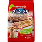 【ペット用】ユニ・チャーム グラン・デリ ふっくら仕立て 低脂肪 鶏ささみ・ビーフ・緑黄色野菜・小魚・チーズ・角切りビーフ粒入り 750g