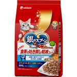 【ペット用】ユニ・チャーム 銀のスプーン 贅沢うまみ仕立て 食事の吐き戻し軽減フード まぐろ・かつお・煮干し・白身魚・しらす入 800g