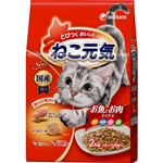 【ペット用】ユニ・チャーム ねこ元気 お魚とお肉ミックス まぐろ・白身魚・チキン・緑黄色野菜入り 2kg