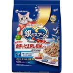【ペット用】ユニ・チャーム 銀のスプーン 贅沢素材バラエティ 食事の吐き戻し軽減フード まぐろ・かつお・白身魚味 650g