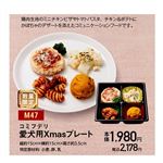 【クリスマス】【M47】コミフデリ愛犬用Xmasプレート