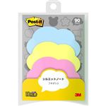 スリーエム ジャパン ポスト・イット（R）シルエットノート 強粘着タイプ フキダシ2 SSS－FKR2