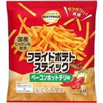 トップバリュベストプライスフライドポテトスティック ベーコンホットチリ味60g
