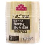 トップバリュベストプライス 楊枝 約500本入り
