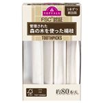トップバリュベストプライス 楊枝 紙包装 約80本