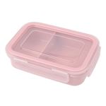 HOME COORDY 洗いやすい4点ロック弁当箱（ピンク）650ml