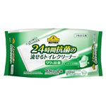 トップバリュベストプライス 24時間抗菌 流せるトイレクリーナー つめかえ用 10枚×2パック