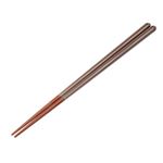 HOME COORDY 若狭塗箸【彩】栗皮色 23cm