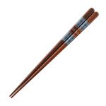 HOME COORDY 若狭塗 太箸（ライン）23.0cm ブルー