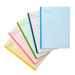 トップバリュ まとめやすい罫線ノート B罫 5冊パック B5・30枚