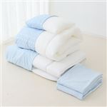 HOME COORDY 寝具8点セット ブルー シングル