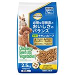 トップバリュベストプライス 必要な栄養素とおいしさのバランス ドライドッグフード 野菜入 チキン＆ビーフ 高齢犬用 7歳以上 2.5kg（500g×5袋）