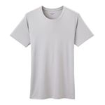 PEACE FIT（ピースフィット）（メンズ）Silky FACT 半袖 クルーネックシャツ（グレー）サイズ M