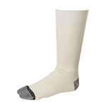 （メンズ）トップバリュ 丈夫 綿混足袋クルー3足組（キナリ）サイズ 27～29cm