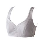 （レディース）トップバリュ らくなブラジャー フライス（ウスグレー）サイズ XL