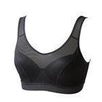 BODY SWITCH（ボディスイッチ）（レディース）ドライメッシュ Uバックハーフトップ（クロ）サイズ M