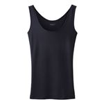 PEACE FIT（ピースフィット）（レディース）SilkyFACT タンクトップ（クロ）サイズ 2XL